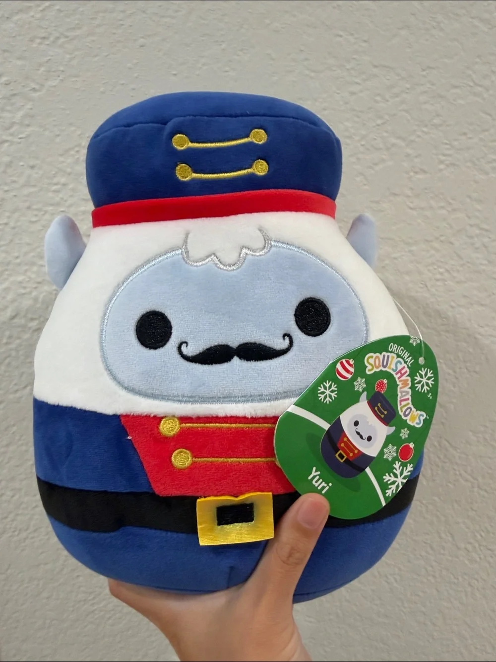NWT Squishmallows Yuri Nutcracker Plush  Brand New 8